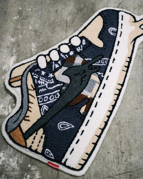 Printed Sneaker Rug