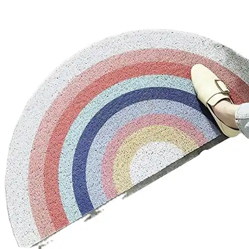 Bath Rug Set Half Round Indoor or Outdoor Mats