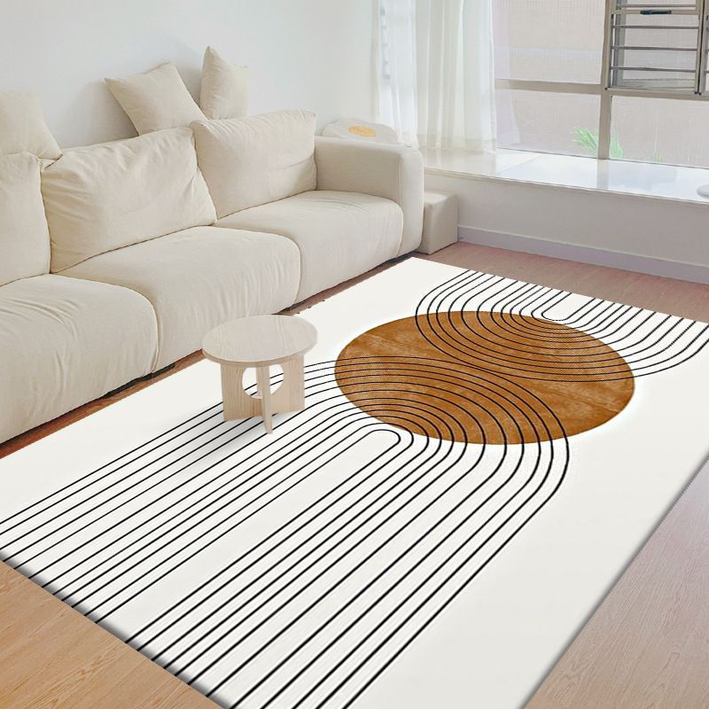 INS Style Plant Printing Living Carpet Room Absorbent